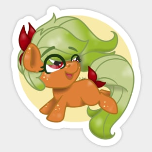 Green Pony Sticker